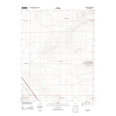 2013 Map of The Hogback, 2013 Print