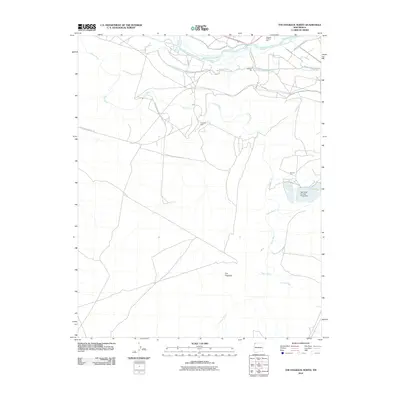 2010 Map of The Hogback North, 2010 Print