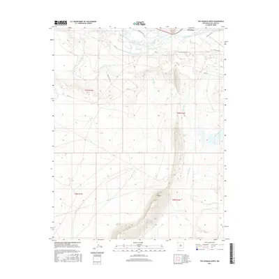 2017 Map of The Hogback North, 2017 Print