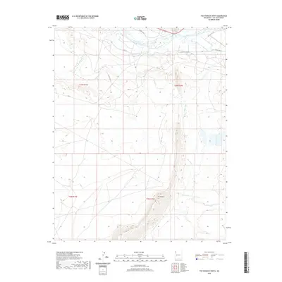 2020 Map of The Hogback North, 2020 Print