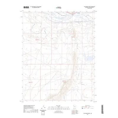 2023 Map of The Hogback North, 2023 Print