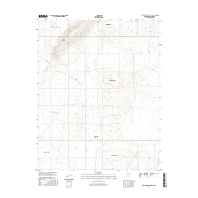 2017 Map of The Hogback South, 2017 Print