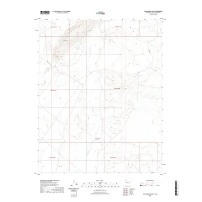 2020 Map of The Hogback South, 2020 Print