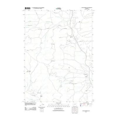 2012 Map of The Hogsback, 2012 Print