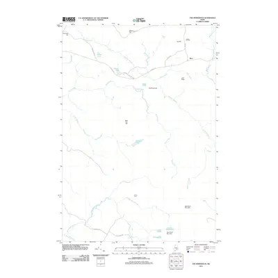2011 Map of The Horseback, 2011 Print