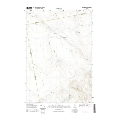 2014 Map of The Horseback, 2014 Print