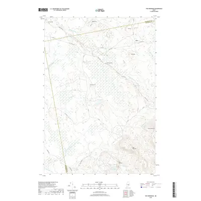 2018 Map of The Horseback, 2018 Print