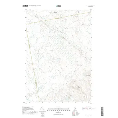 2021 Map of The Horseback, 2021 Print