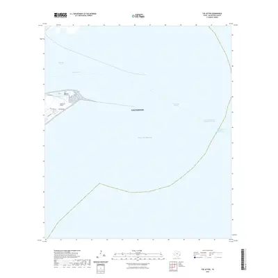 2022 Map of The Jetties, 2022 Print