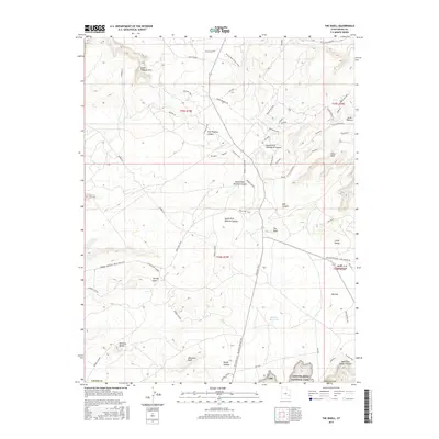 2017 Map of The Knoll, 2017 Print