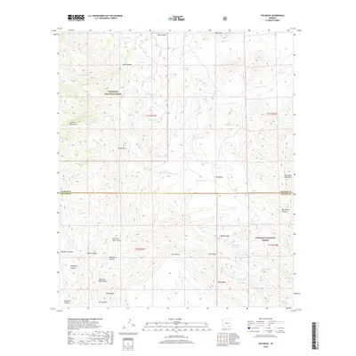 2018 Map of The Mesas, 2018 Print