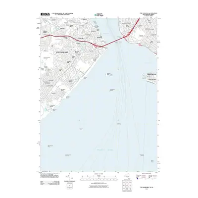 2011 Map of The Narrows, 2011 Print