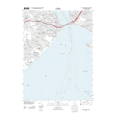 2013 Map of The Narrows, 2013 Print