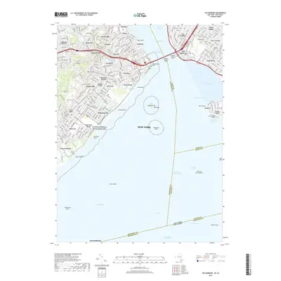 2019 Map of The Narrows, 2019 Print