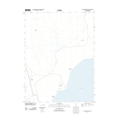 2011 Map of The Needle Rocks, 2011 Print