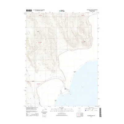 2014 Map of The Needle Rocks, 2014 Print