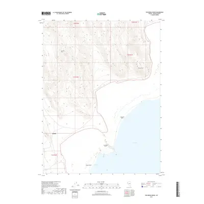 2018 Map of The Needle Rocks, 2018 Print
