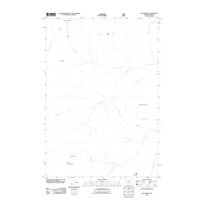 2011 Map of The Needles, 2011 Print
