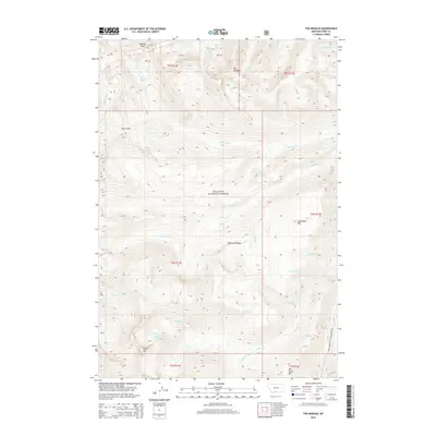 2014 Map of The Needles, 2014 Print