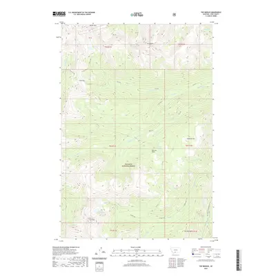 2020 Map of The Needles, 2020 Print