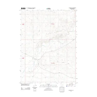 2013 Map of The Nipple NE, 2013 Print