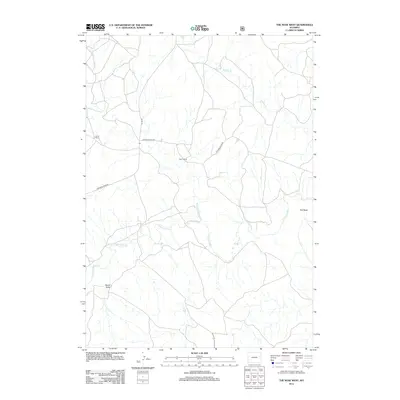 2012 Map of The Nose West, 2012 Print