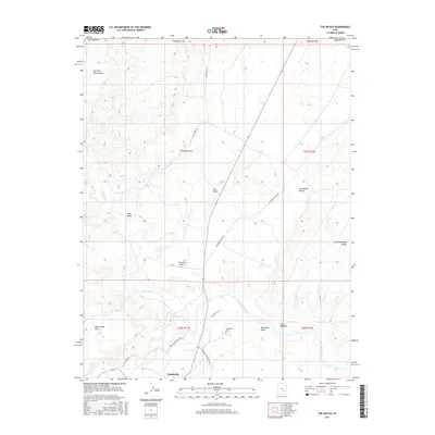 2017 Map of The Notch, 2017 Print