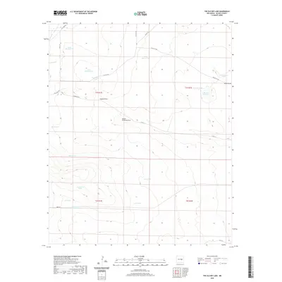 2020 Map of The Old Dry Lake, 2020 Print