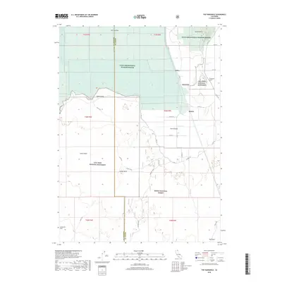 2018 Map of The Panhandle, 2018 Print