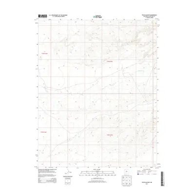 2013 Map of The Pillar NW, 2013 Print