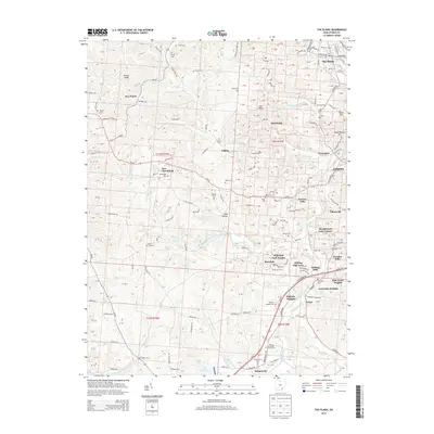 2013 Map of The Plains, 2013 Print