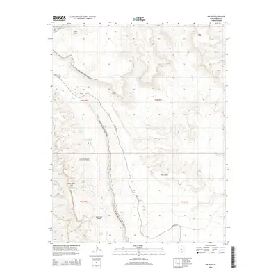 2014 Map of The Post, 2014 Print