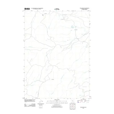 2012 Map of The Q Ranch, 2012 Print