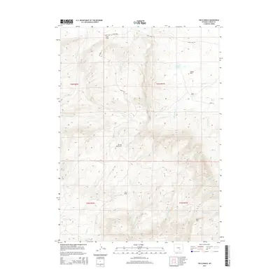 2015 Map of The Q Ranch, 2015 Print