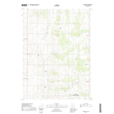 2017 Map of The Rock Slide, 2017 Print