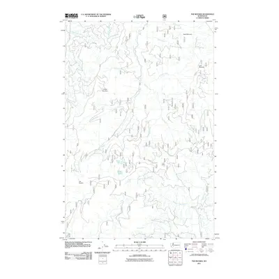 2011 Map of The Rockies, 2011 Print