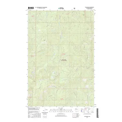 2017 Map of The Rockies, 2017 Print