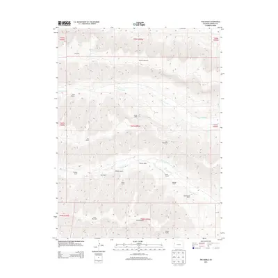 2013 Map of The Saddle, 2013 Print