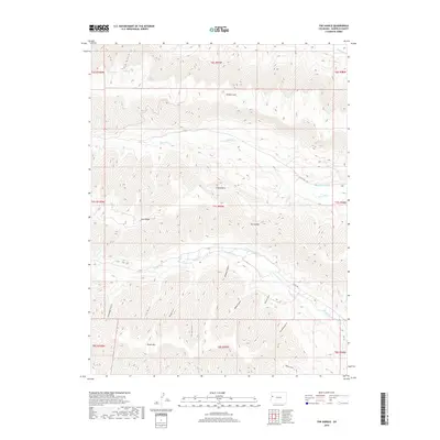 2019 Map of The Saddle, 2019 Print