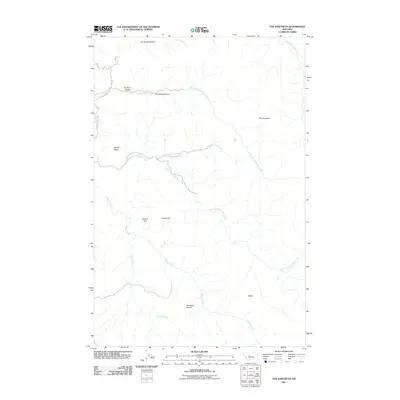 2011 Map of The Sawteeth, 2011 Print