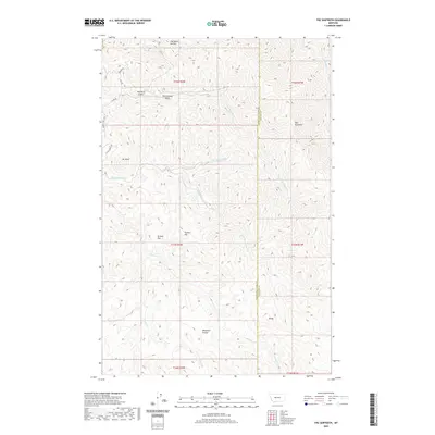 2020 Map of The Sawteeth, 2020 Print