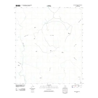 2010 Map of The Solitario, 2010 Print