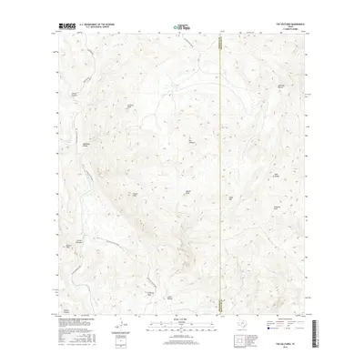 2016 Map of The Solitario, 2016 Print