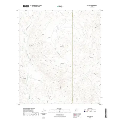 2019 Map of The Solitario, 2019 Print