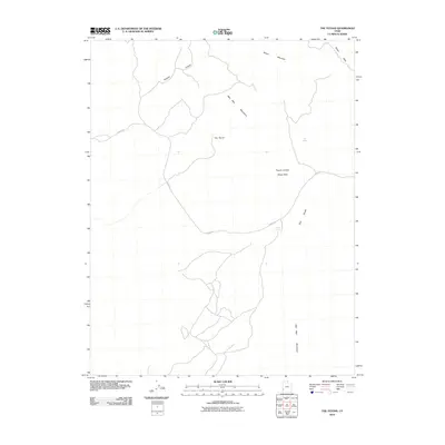 2010 Map of The Tetons, 2010 Print