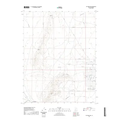 2020 Map of The Three Peaks, 2020 Print