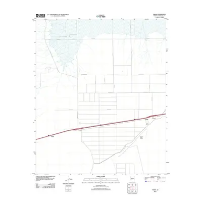 2011 Map of Theba, 2011 Print
