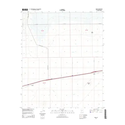 2014 Map of Theba, 2014 Print