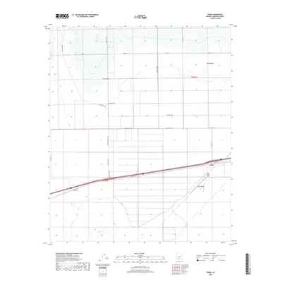 2018 Map of Theba, 2018 Print