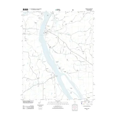 2012 Map of Thebes, 2012 Print